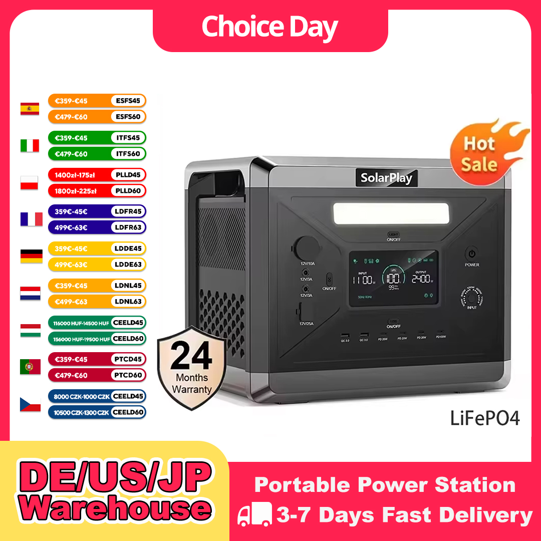 Solar Emergency Charger - SOLARPLAY Portable Power Station Q2501 For