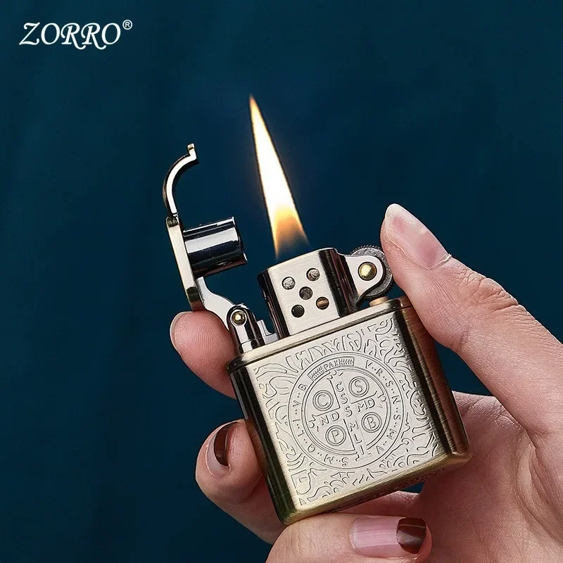 Fire Starting Kit - Zorro Kerosene Lighter Grinding Wheel Vintage