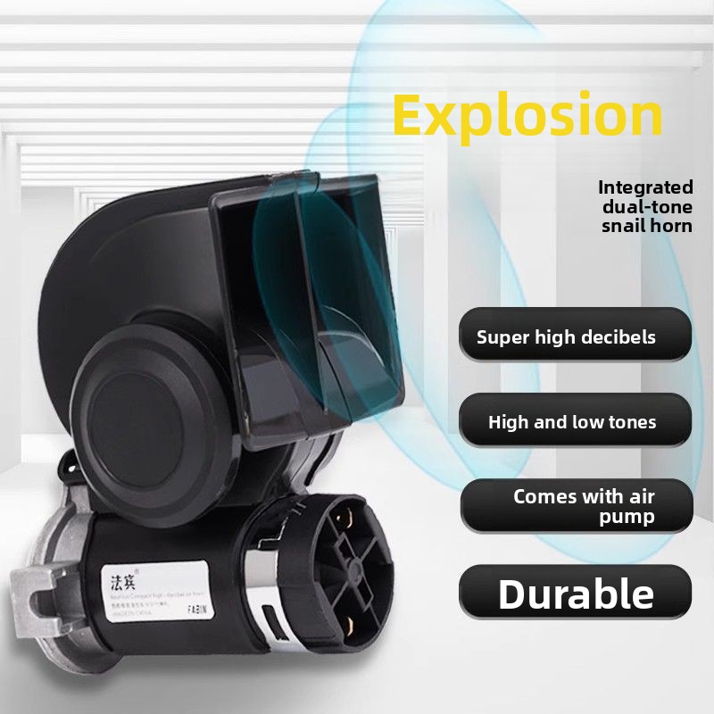 Super Loud Snail Air Horn, 12V - đánh giá và giá Emergency Whistle Loud