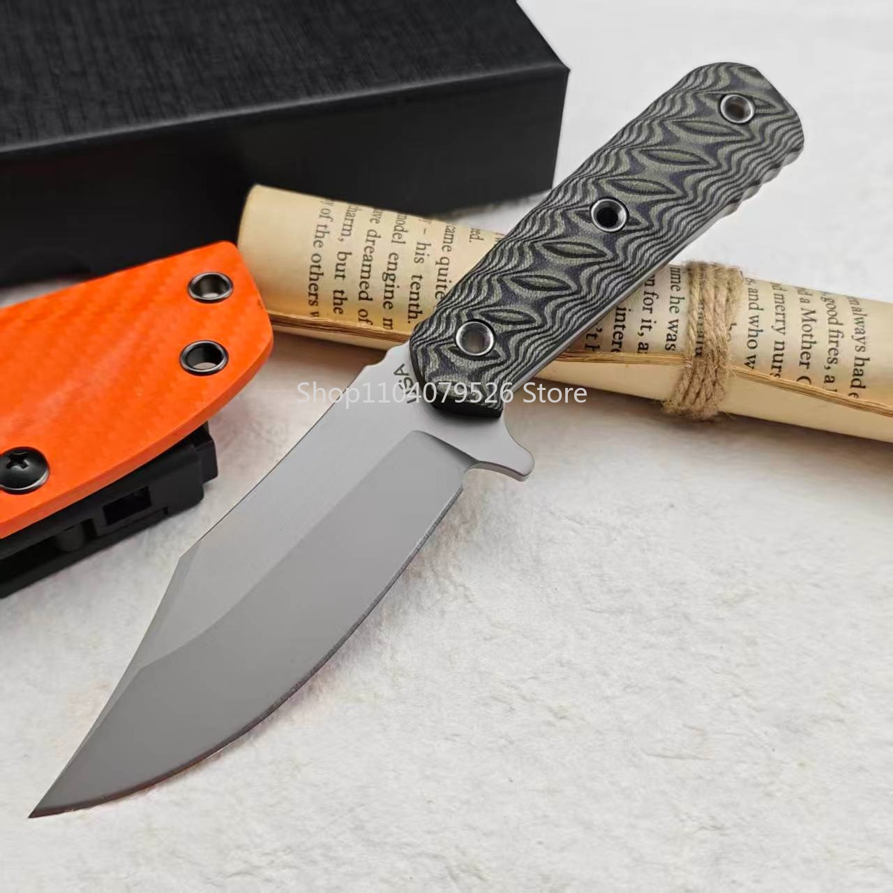 RMJ Fixed Blade EDC Knife Comp - đánh giá và giá Bushcraft Knife Fixed