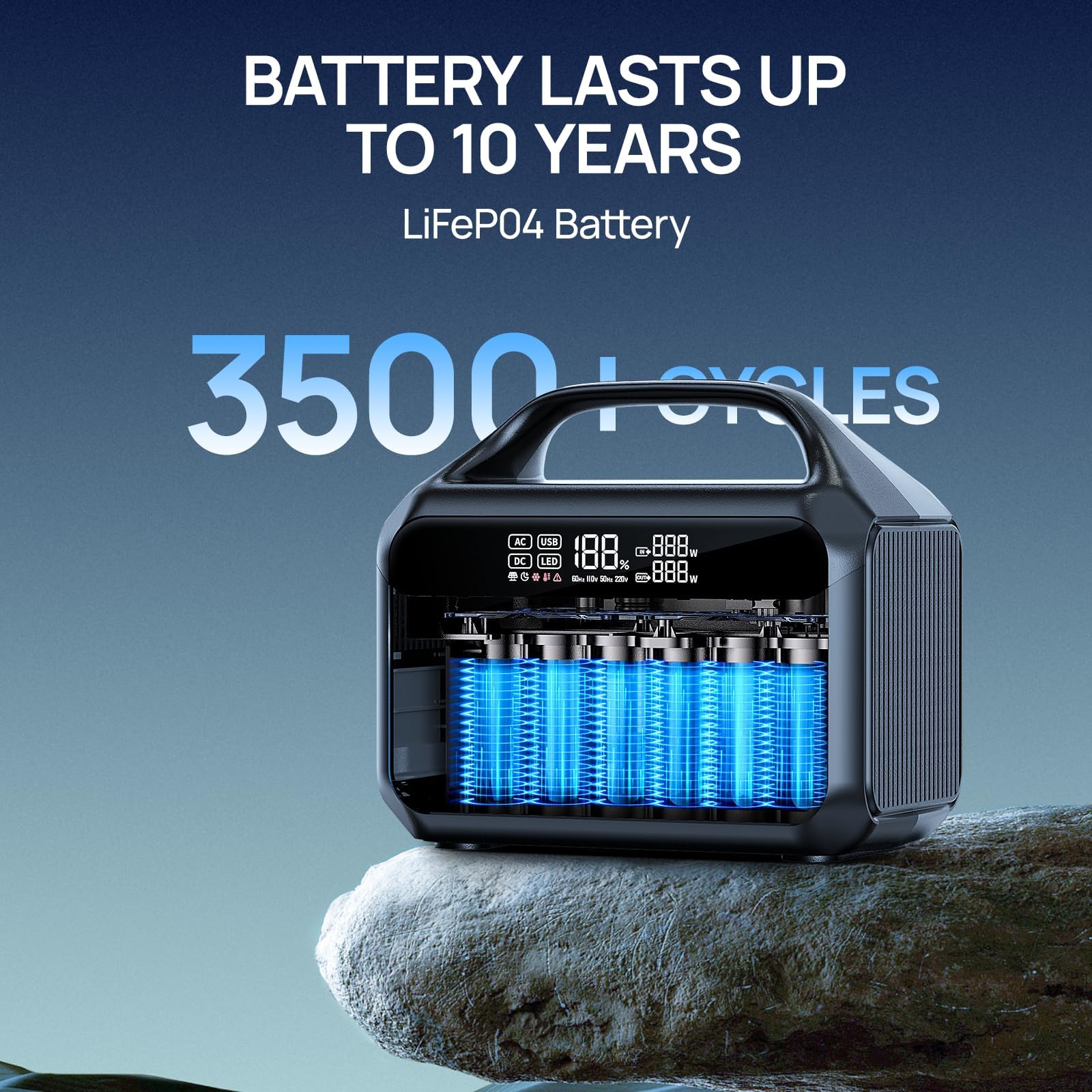 Daranener NEO300L 350W Portabl - đánh giá và giá Solar Emergency Charger