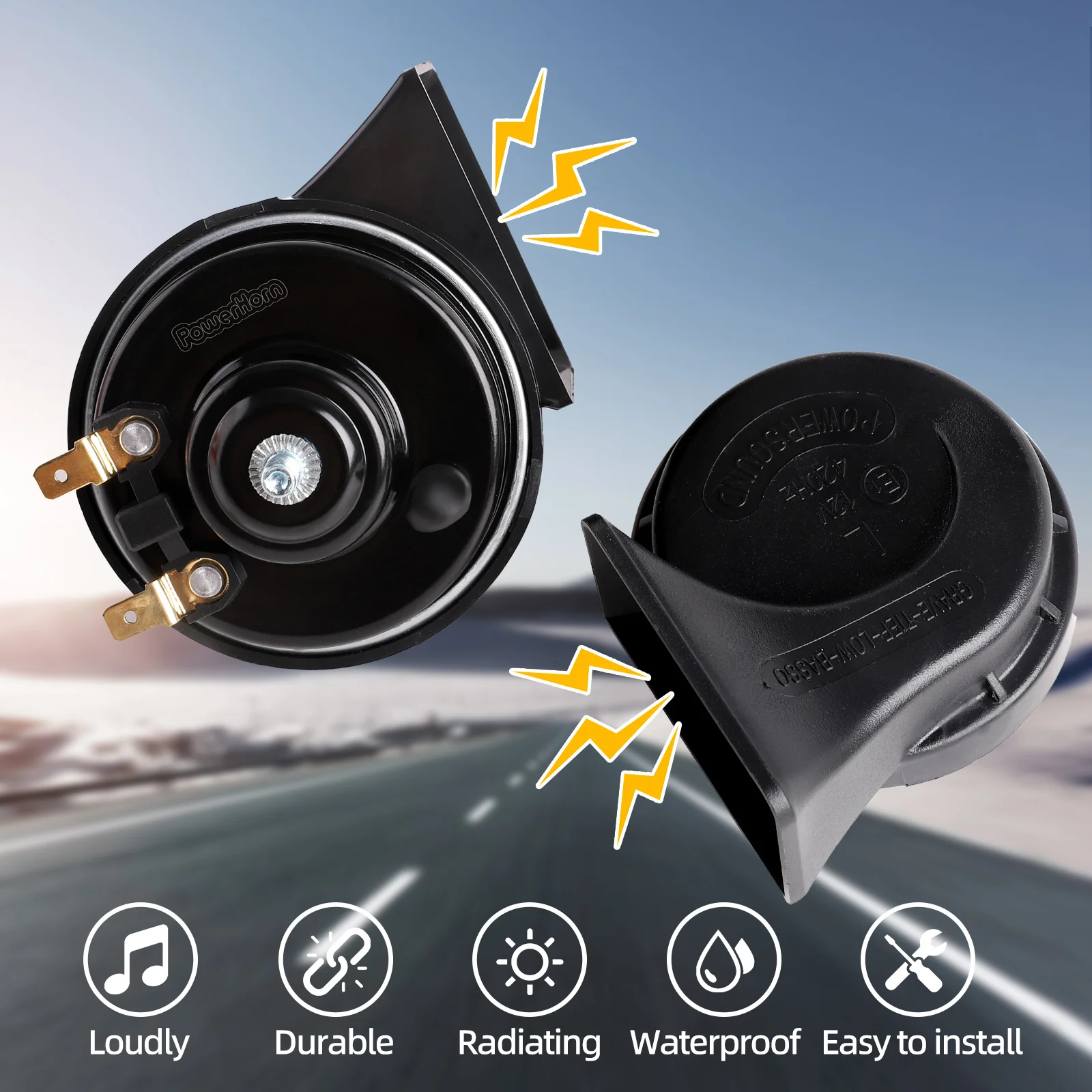 【120dB Super Loud】12V Electric - đánh giá và giá Emergency Whistle Loud