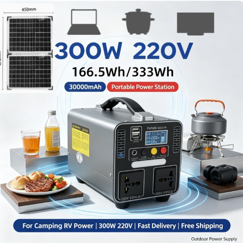 300W 333Wh Portable Power Stat - đánh giá và giá Solar Emergency Charger